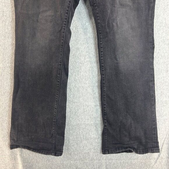 Womens Torrid 16 Regular MidRise Slim Boot Cut Jeans Black Jeans Vintage Stretch - Picture 5 of 13
